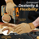 HANDLANDY Utility Gloves for Tactical Grip Safety Mechanic 6287