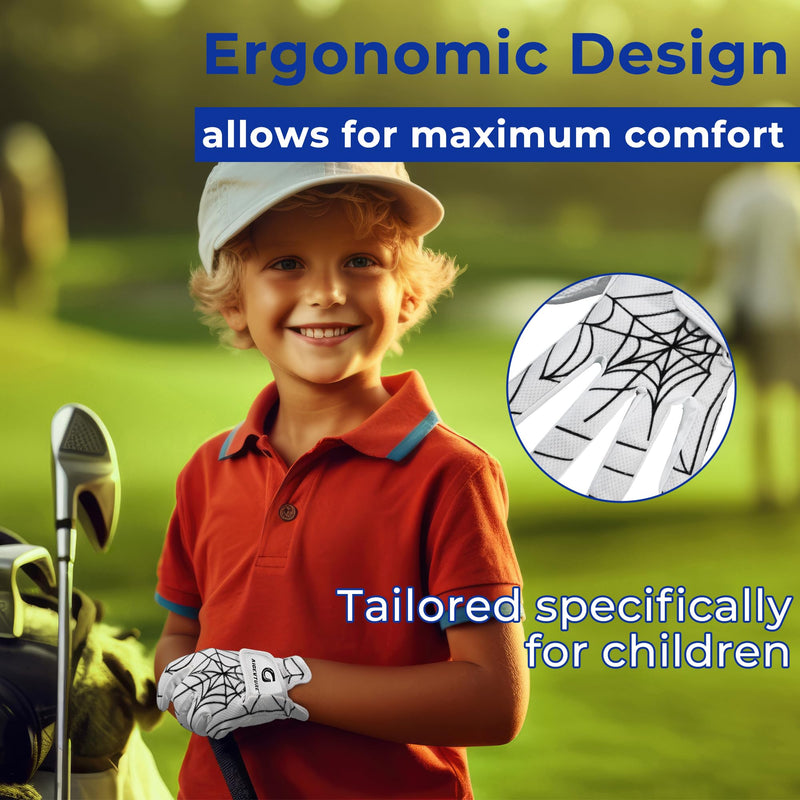 Golf Gloves Kids Junior Toddlers Left Hand Children's Premium Youth Golf Gloves Boys Girls S823