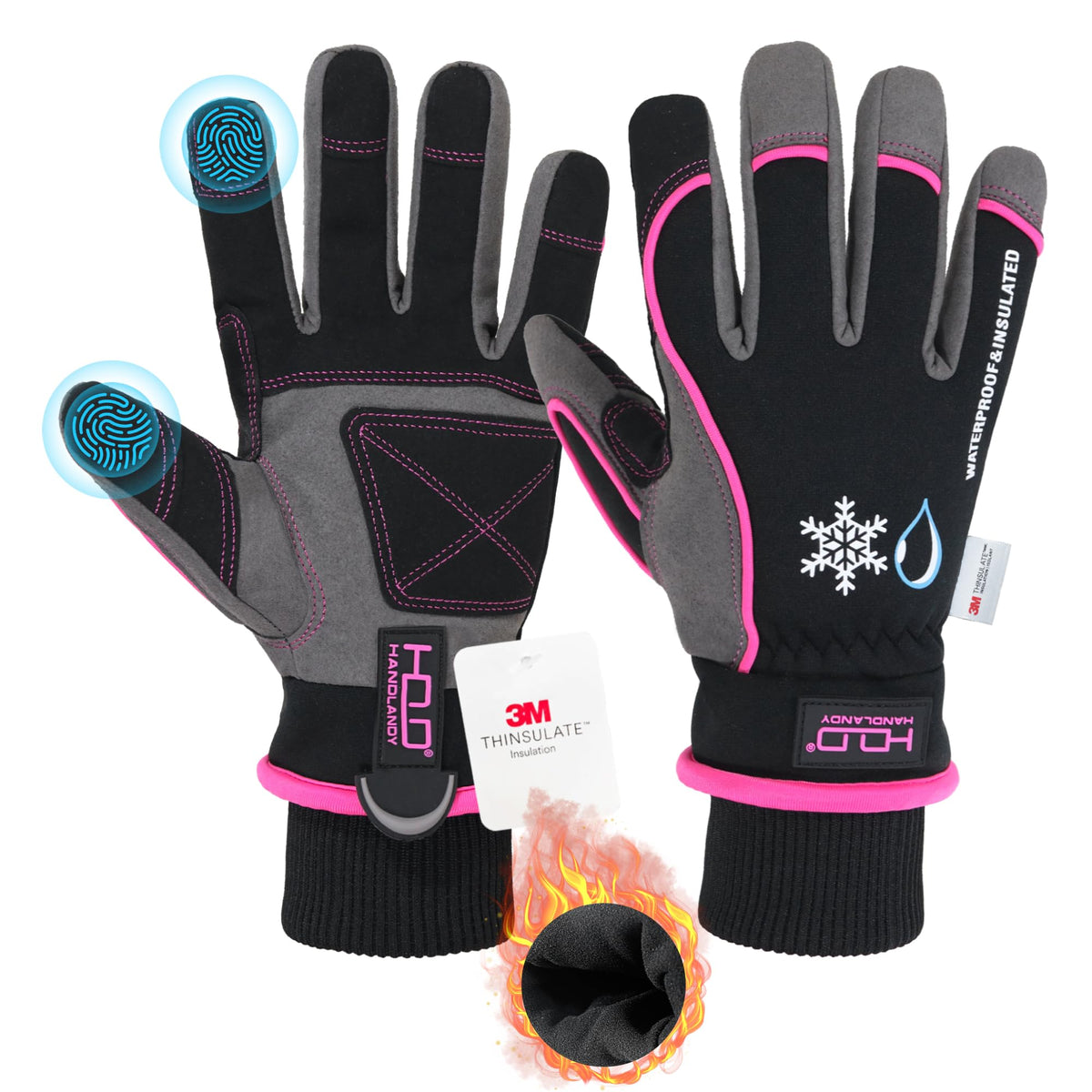 Ladies waterproof gloves sale online