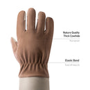 Handlandy Women Men Gardening Gloves Pigskin Leather Long Sleeve 5164