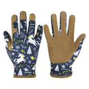 HLDD HANDLANDY Kids Genuine Leather Work Gloves for ages 3-11, Children Gardening Gloves for Boys, Girls 5217