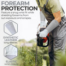 Handlandy Women Men Gardening Gloves Leather Long Sleeve Pruning 5160