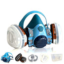 HANDLANDY Half Face Cover Set,Reusable Respirator Mask with A1P2 Filters for Cleaning,Painting,Resin,Fumes