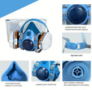 HANDLANDY Half Face Cover Set,Reusable Respirator Mask with A1P2 Filters for Cleaning,Painting,Resin,Fumes