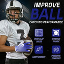 HANDLANDY Youth Football Gloves, Sticky Wide Receiver Gloves for Kids S76567