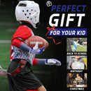 HANDLANDY Youth Football Gloves, Sticky Wide Receiver Gloves for Kids S76567