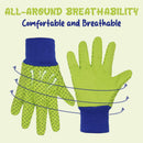 Handlandy Wholesale Kids Working Garden Gloves Knitted Wrist Breathability 5093949596 (12 Pairs)