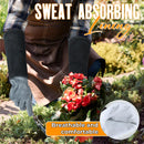 HANDLANDY Long Gardening Gloves for Men & Women, Cowhide Leather Rose Pruning Gloves, Breathable Thorn Proof Gauntlet Gloves 5187/5210