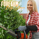 HANDLANDY Long Gardening Gloves for Men & Women, Cowhide Leather Rose Pruning Gloves, Breathable Thorn Proof Gauntlet Gloves 5187/5210