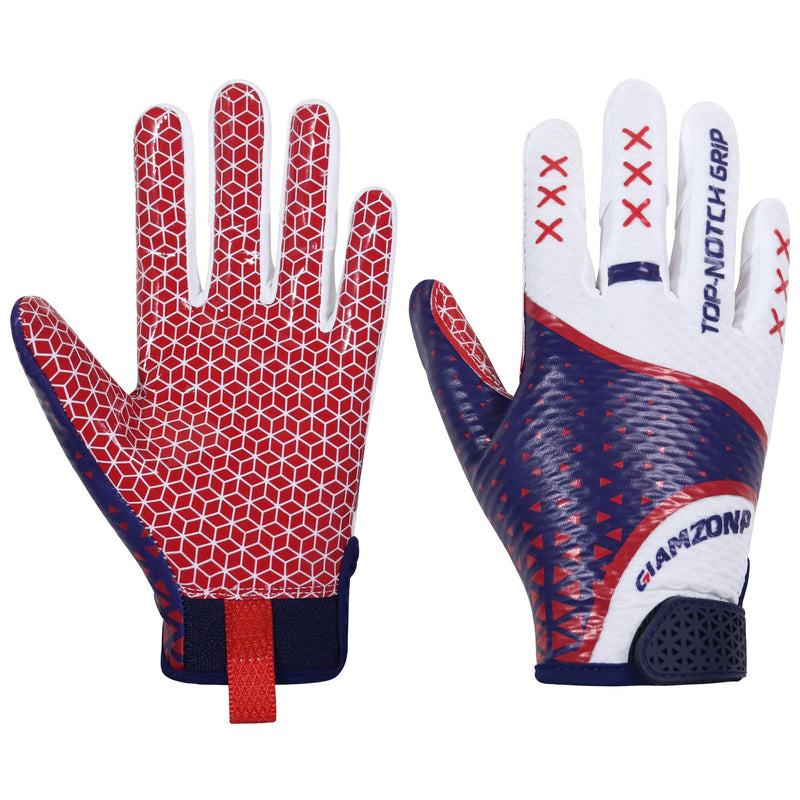 outh Football Gloves, Kids Receiver Gloves with Sticky Grip, Flag Football Glove, Best Gift for Boys Girls GP759