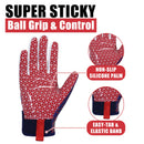 outh Football Gloves, Kids Receiver Gloves with Sticky Grip, Flag Football Glove, Best Gift for Boys Girls GP759