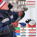 HANDLANDY Waterproof Work Gloves for Cold Weather, Insulated Winter Freezer Work Gloves with Grip for Men Women 11175