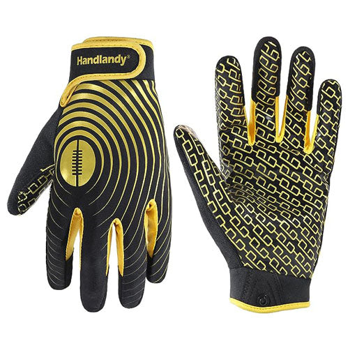 Handlandy – gants de Football pour hommes, poignée large et collante, récepteur S739