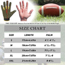 Handlandy Football Gloves for Men, American Football Gloves, Sticky Wide Receiver Grip S739