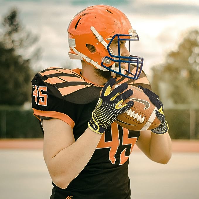 Sticky wide receiver store gloves
