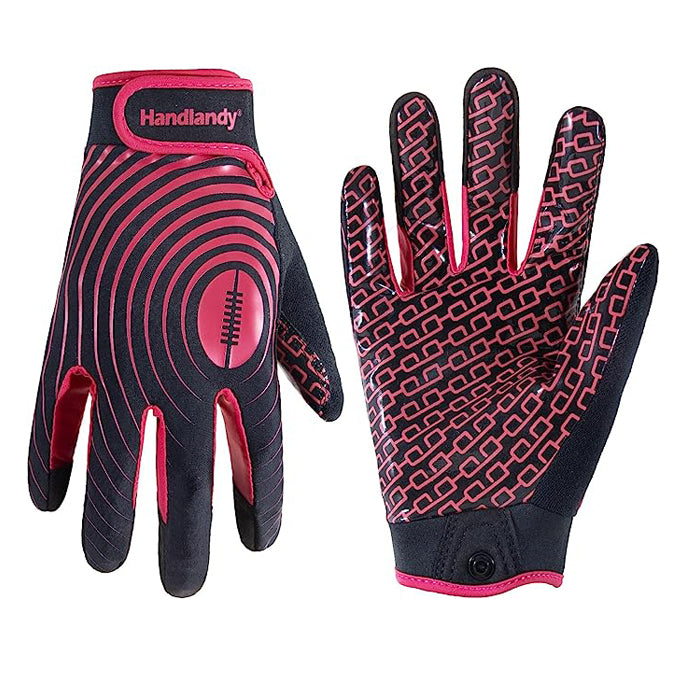 HANDLANDY Youth Football Gloves Sticky Wide Receiver  S736