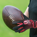 HANDLANDY Youth Football Gloves, Sticky Wide Receiver Gloves for Kids  S736