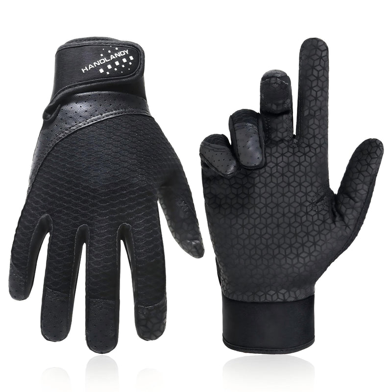 frisbee handschuhe HANDLANDY Ultimate Frisbee Gloves – Flying Disc Golf Gloves for Adults and Youth with Consistent Grip, Lightweight Breathable Fit, Perfect for Throws,