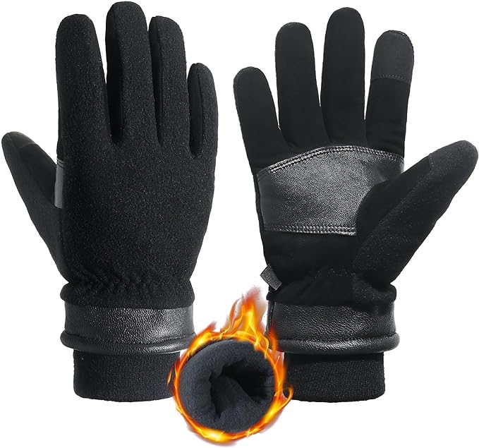 HANDLANDY Winter-Thermohandschuhe zum Fahren, Radfahren, Skifahren, Outdoor, 8031