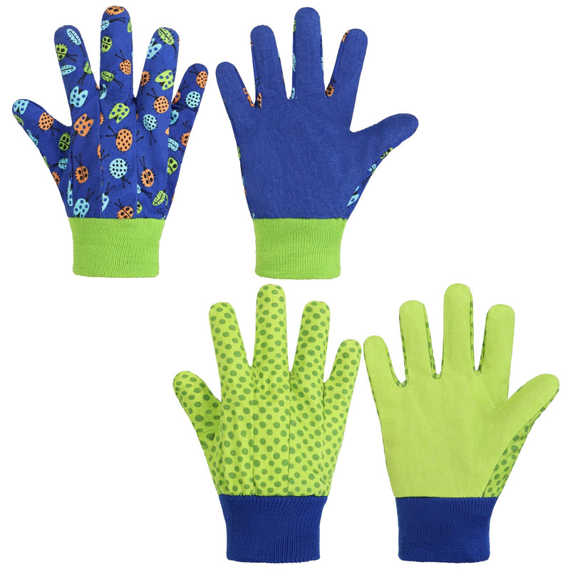 childrens gardening gloves Handlandy Kids Gardening Glove Cotton Outdoor Durability 509596