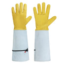 HANDLANDY Rose Pruning Gloves for Men & Women, Thorn Proof Long Garden Gloves, Gardening Gifts for Gardeners - goatskin, 5197/5195/5190
