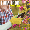 HANDLANDY Rose Pruning Gloves for Men & Women, Thorn Proof Long Garden Gloves, Gardening Gifts for Gardeners - goatskin, 5197/5195/5190