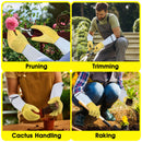 HANDLANDY Rose Pruning Gloves for Men & Women, Thorn Proof Long Garden Gloves, Gardening Gifts for Gardeners - goatskin, 5197/5195/5190