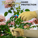 HANDLANDY Rose Pruning Gloves for Men & Women, Thorn Proof Long Garden Gloves, Gardening Gifts for Gardeners - goatskin, 5197/5195/5190