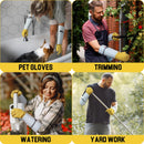 HANDLANDY Rose Pruning Gloves for Men & Women, Thorn Proof Long Garden Gloves, Gardening Gifts for Gardeners - goatskin, 5197/5195/5190