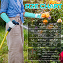Handlandy Men Women Long Gardening Gloves Leather Gauntlets Yard 5167