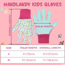 Handlandy Wholesale Kids Working Garden Gloves Knitted Wrist Breathability 5093949596 (12 Pairs)