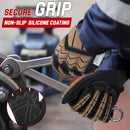 HLDD HANDLANDY Gloves For Protection Against Accidents, Insulated Winter Work Gloves for Men, 3m Thinsulate Thermal Impact Gloves with Touchscreen for Cold Weather 6102/6103/6105