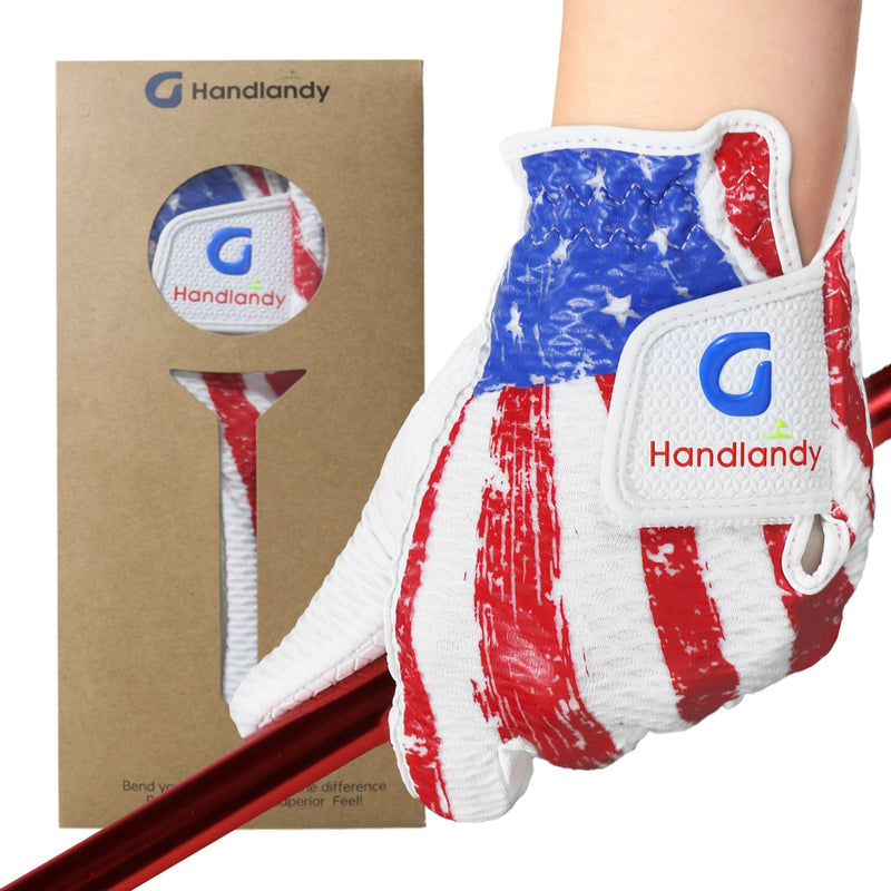 HANDLANDY Golf Gloves for Kids Boys and Girls,  Left Hand, Breathable Comfort Gloves Gift for Youth Toddler Junior S799L