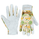 HANDLANDY Gardening Gloves for Women, Breathable Ladies Leather Garden Yard Gloves Best Gift for Gardeners 6298/5191/5216