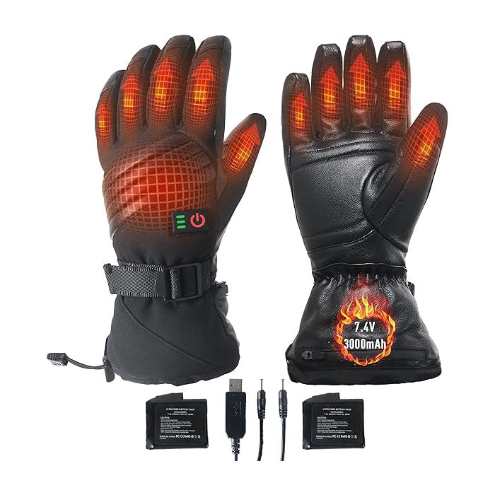 HANDLANDY gants chauffants pour hommes femmes rechargeables imperméables H802