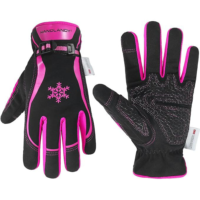 HANDLANDY Womens Insulated Thermal Working Gloves Touchscreen 8027