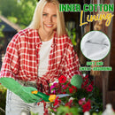 HANDLANDY Leather Gardening Gloves, Long Thorn Proof Rose Pruning Gloves 508890 (12 Pairs/120 Pairs )