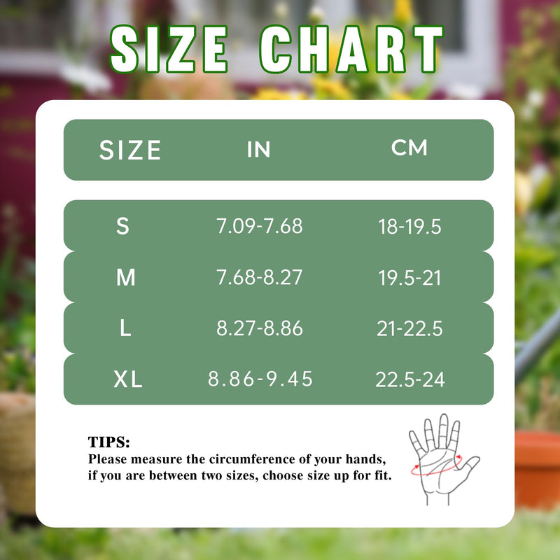 HANDLANDY Leather Gardening Gloves, Long Thorn Proof Rose Pruning Gloves 508890 (12 Pairs/120 Pairs )