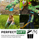 HANDLANDY Women Gardening Gloves, Thorn Proof Breathable Ladies Rose Pruning Garden Gauntlet Yard Gloves5215/5211