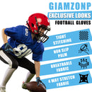 outh Football Gloves, Kids Receiver Gloves with Sticky Grip, Flag Football Glove, Best Gift for Boys Girls GP759