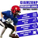outh Football Gloves, Kids Receiver Gloves with Sticky Grip, Flag Football Glove, Best Gift for Boys Girls GP759