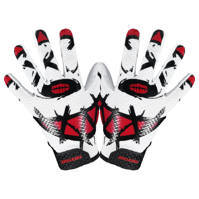 Youth Football Gloves Kids Receiver Gloves Sticky Football Gloves for Boys Girls S803