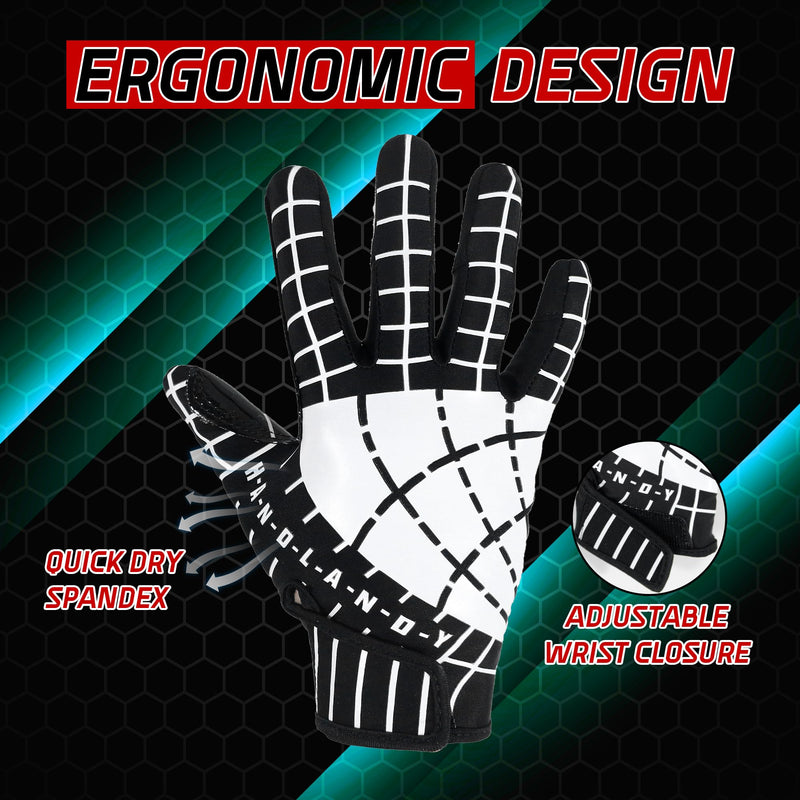 Youth Football Gloves Kids Receiver Gloves Boys Girls Football Gloves Best Gift S772 S800 S801 S802 S759