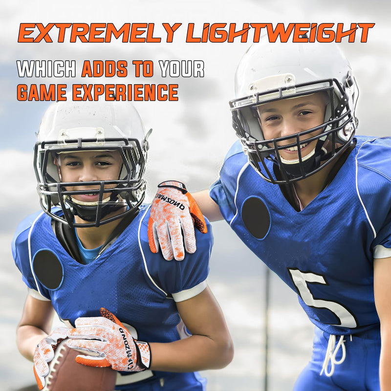 Youth Football Gloves Kids Sticky Receiver Gloves for Boys Girls Junior Flag Football Gloves with Grip Snug Fit S776 S774 S775 S761