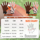 Youth Football Gloves Kids Sticky Receiver Gloves for Boys Girls Junior Flag Football Gloves with Grip Snug Fit S776 S774 S775 S761