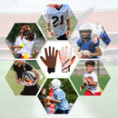 Youth Football Gloves Kids Sticky Receiver Gloves for Boys Girls Junior Flag Football Gloves with Grip Snug Fit S776 S774 S775 S761