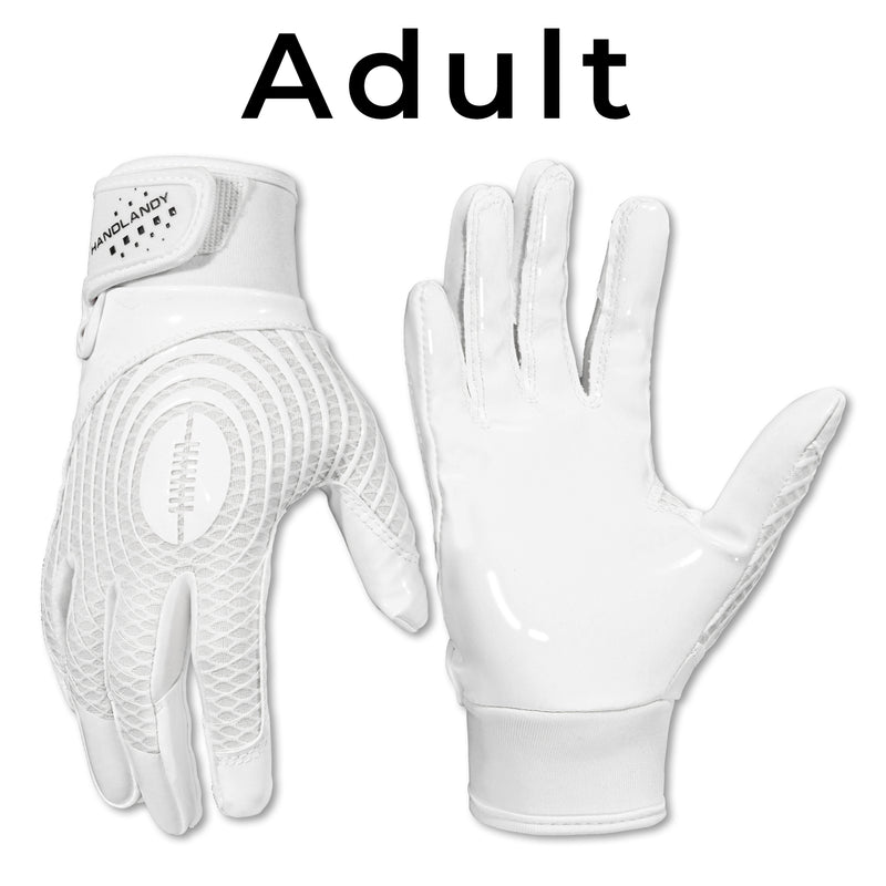 HANDLANDY  Football Gloves, Sticky Receiver Gloves,Super Grip Football Glove Best Gift for Men,Women,Boys,Girls S805