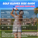 Kids Golf Glove, Left Hand Youth Golf Glove for Junior Toddler, Durable & Breathable, Great Gift for Boys Girls KL831