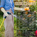 Handlandy Men Women Gardening Gloves Breath Pigskin Leather Long 5067（5/7/9 Pairs）