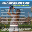 Kids Golf Glove, Left Hand Youth Golf Glove for Junior Toddler, Durable & Breathable, Great Gift for Boys Girls KL831
